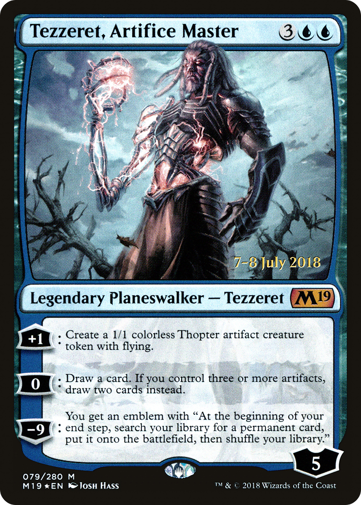Tezzeret, Artifice Master (PRE-79S) (Foil)