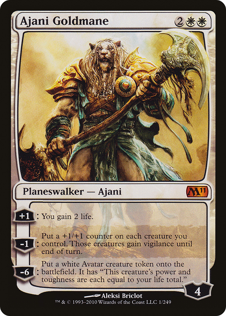 Ajani Goldmane (M11-001) (Foil)