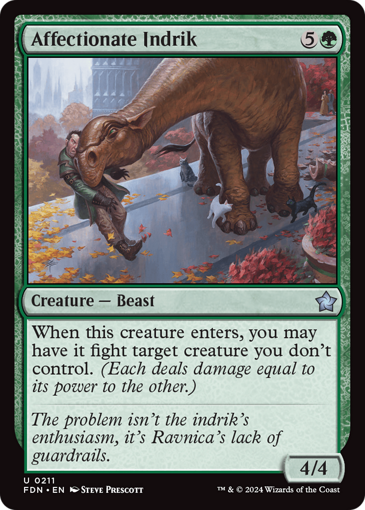 Affectionate Indrik (FDN-211) (Foil)