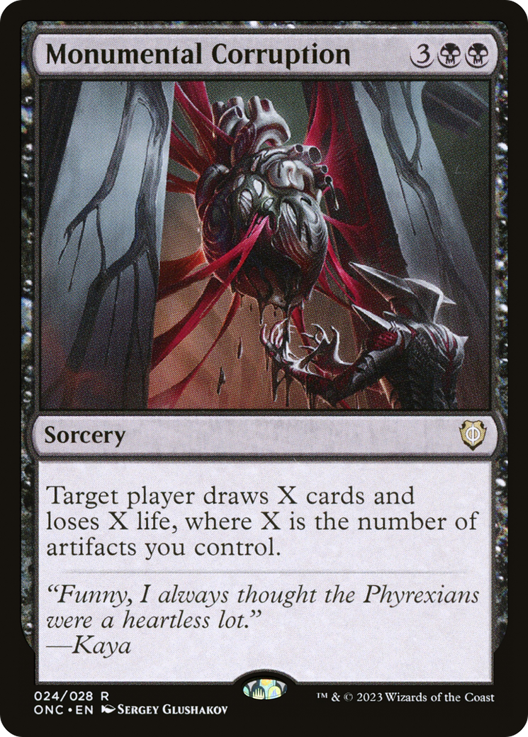 Monumental Corruption (ONC-024) (Foil)