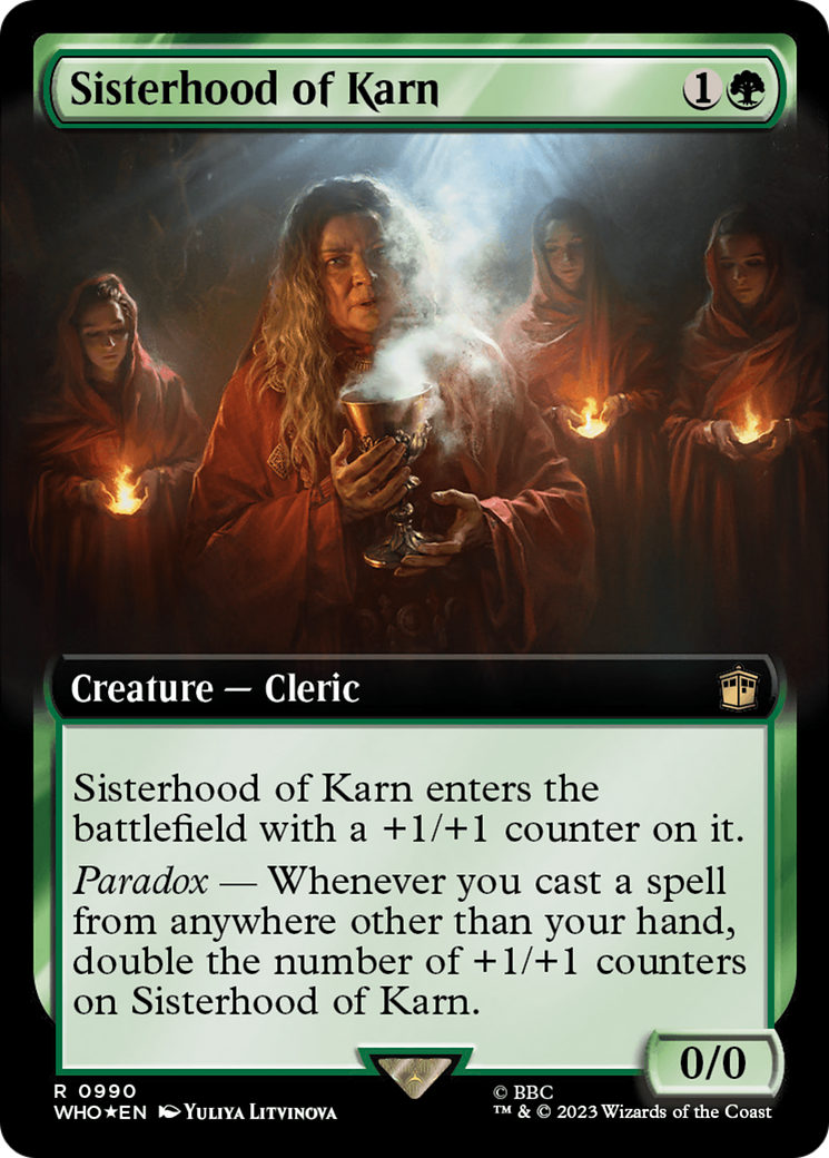Sisterhood of Karn (WHO-990) (Extended Art) (Surge Foil)