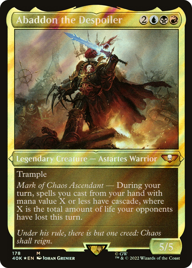 Abaddon the Despoiler (40K-178) (Surge Foil)