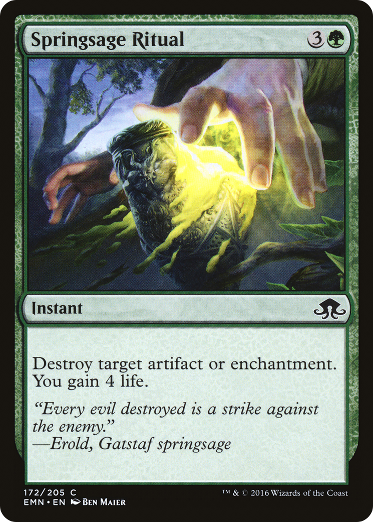 Springsage Ritual (EMN-172) (Foil)