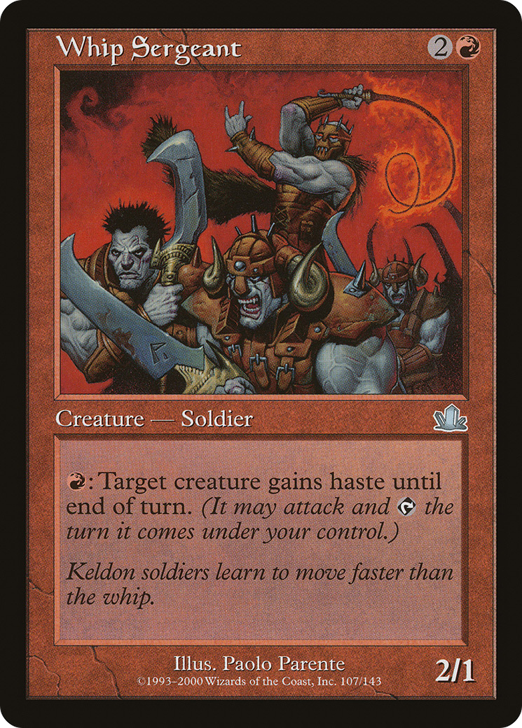 Whip Sergeant (PCY-107) (Foil)