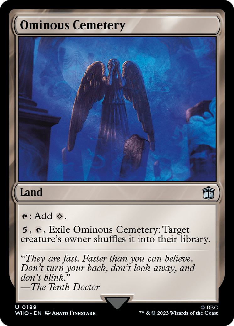 Ominous Cemetery (WHO-189) (Foil)