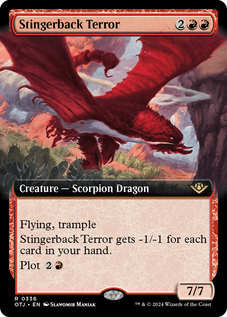 Stingerback Terror (OTJ-336) (Extended Art)