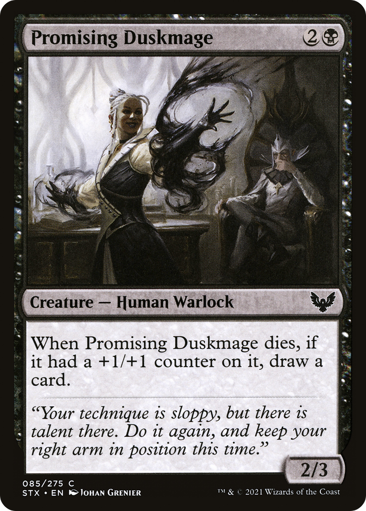 Promising Duskmage (STX-085) (Foil)