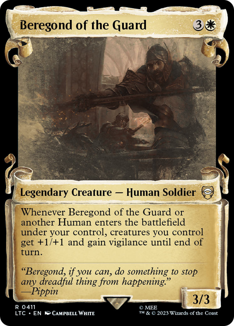 Beregond of the Guard (LTC-411) (Showcase) (Scroll) (Foil)