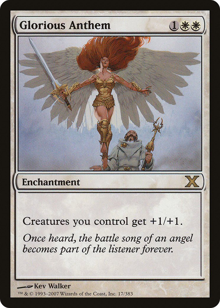Glorious Anthem (10E-017) (Foil)