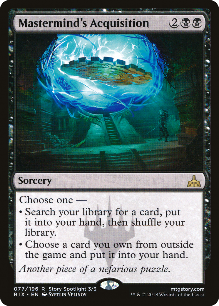 Mastermind's Acquisition (RIX-077) (Foil)
