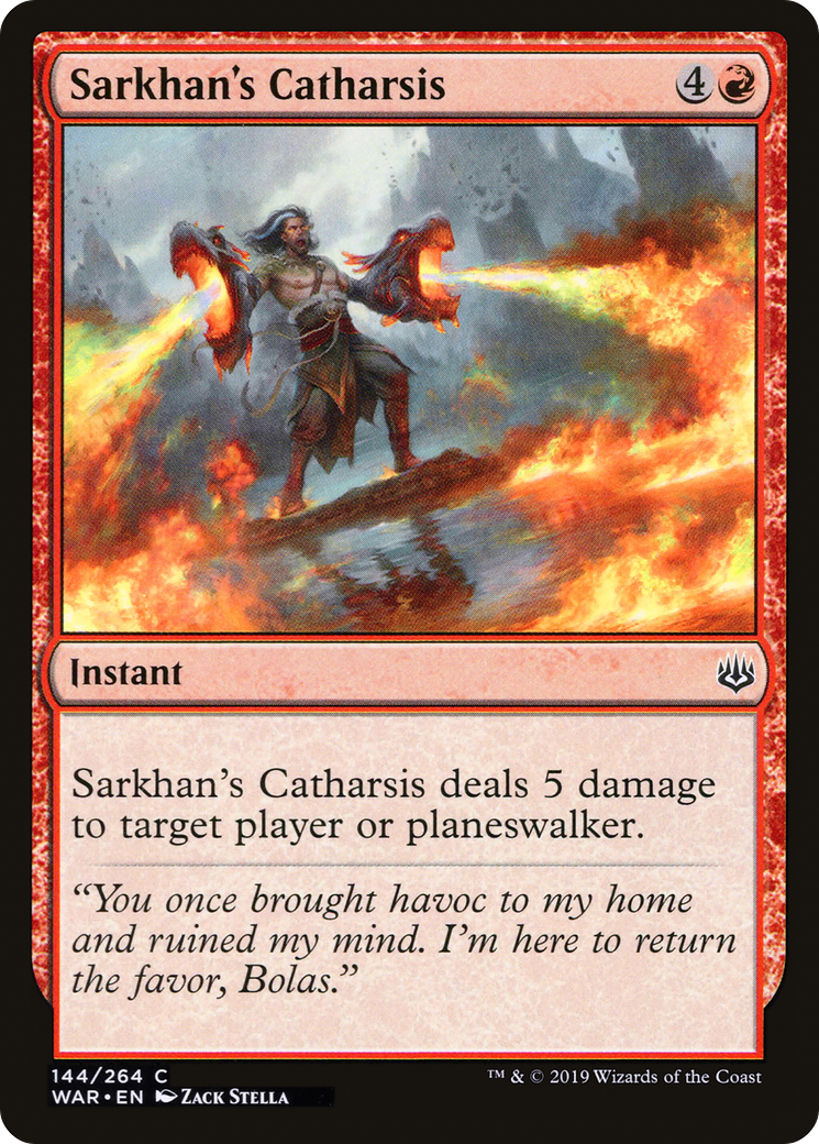 Sarkhan's Catharsis (WAR-144) (Foil)