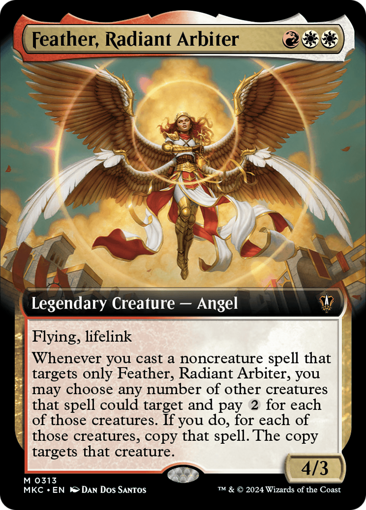 Feather, Radiant Arbiter (MKC-313) (Extended Art) (Foil)
