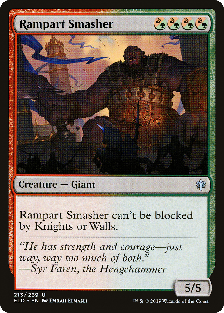 Rampart Smasher (ELD-213) (Foil)