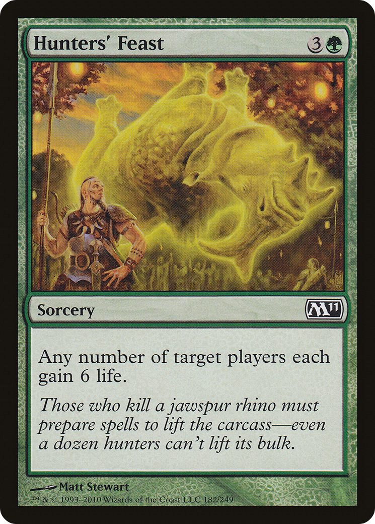Hunters' Feast (M11-182) (Foil)