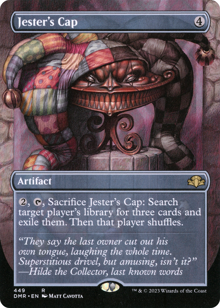Jester's Cap (DMR-449) (Borderless) (Foil)