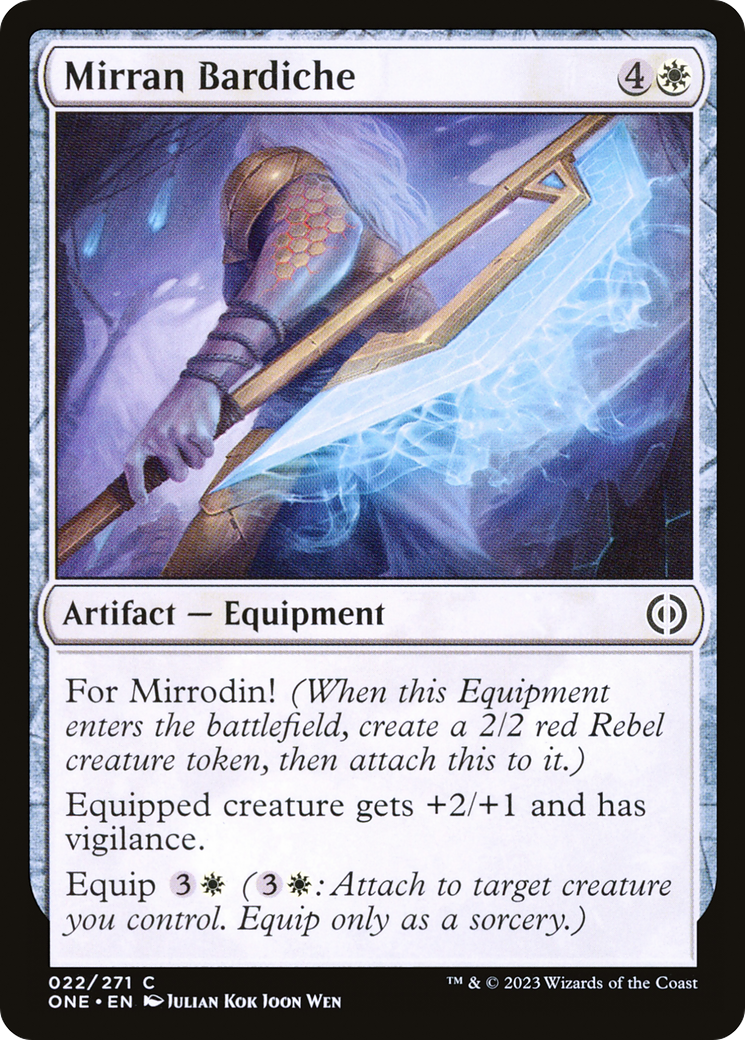Mirran Bardiche (ONE-022) (Foil)