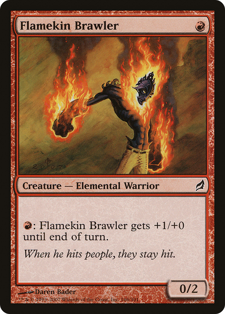 Flamekin Brawler (LRW-166) (Foil)
