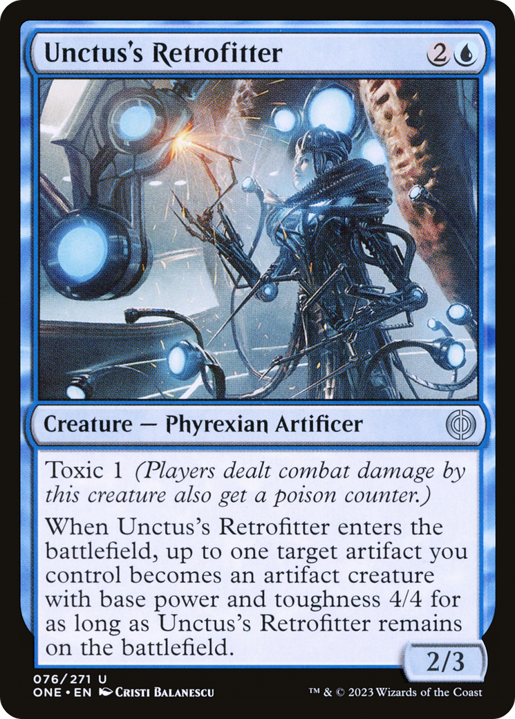 Unctus's Retrofitter (ONE-076) (Foil)