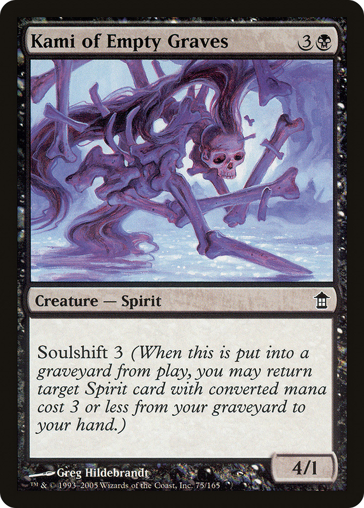 Kami of Empty Graves (SOK-075) (Foil)