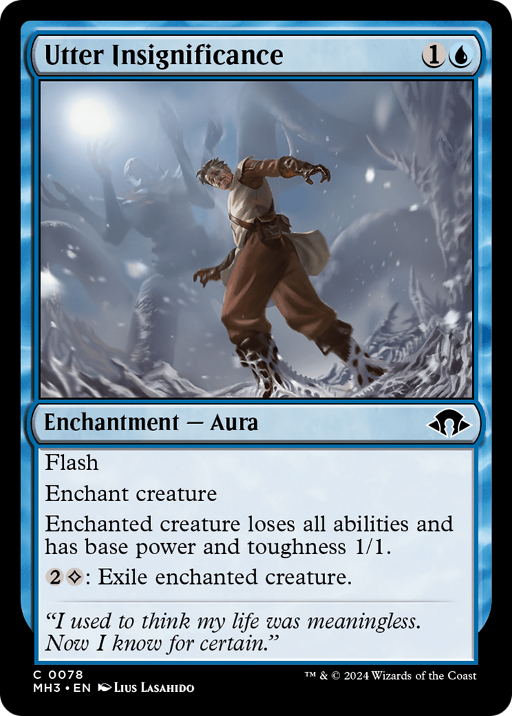 Utter Insignificance (MH3-078) (Foil)