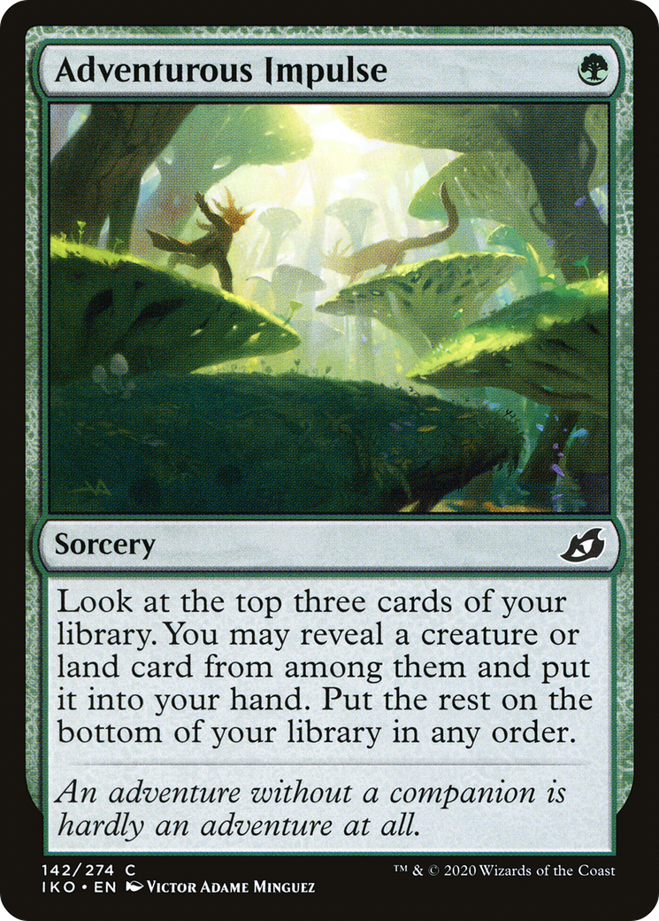 Adventurous Impulse (IKO-142) (Foil)