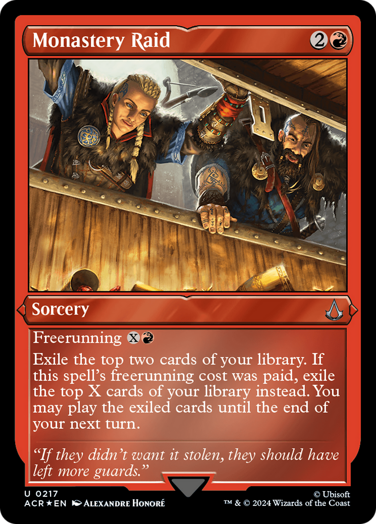 Monastery Raid (ACR-217) (Etched Foil)