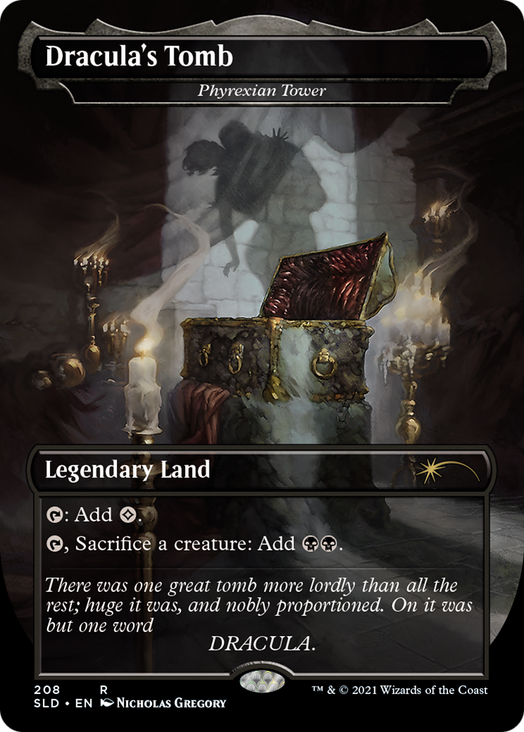 Dracula's Tomb / Phyrexian Tower (SLD-208) (Borderless)