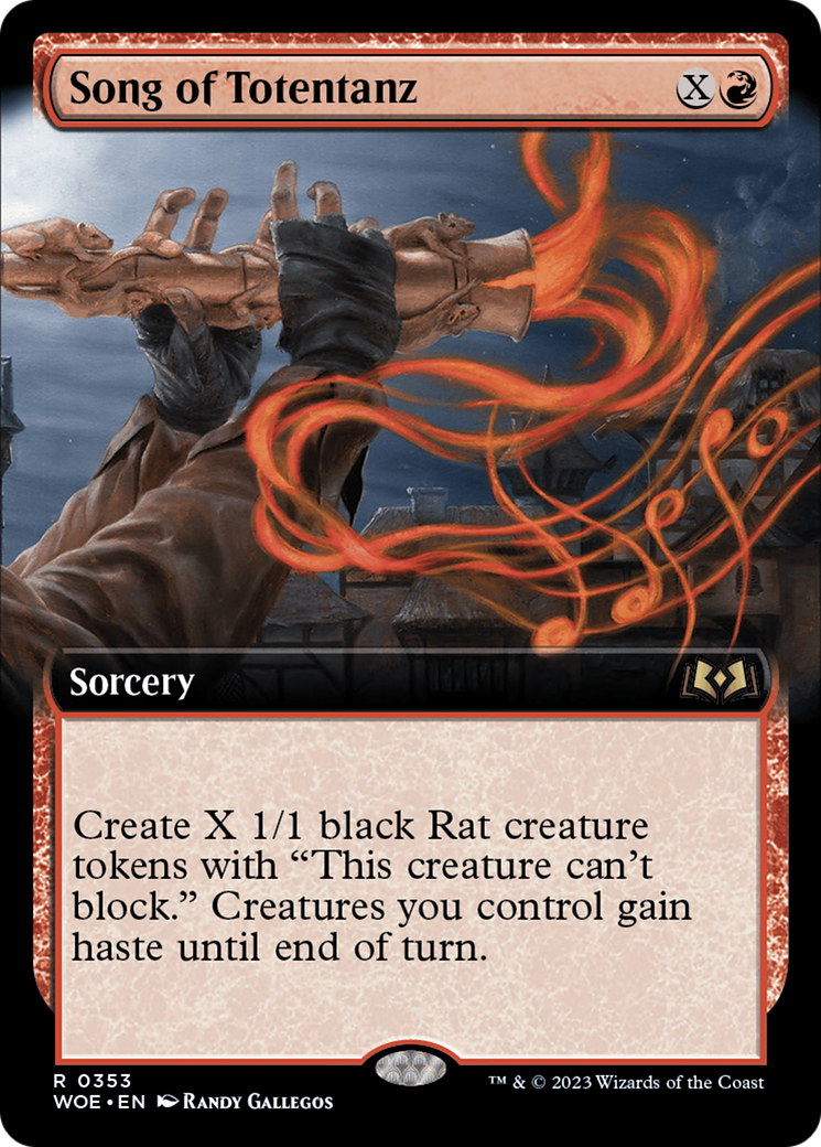 Song of Totentanz (WOE-353) (Extended Art) (Foil)