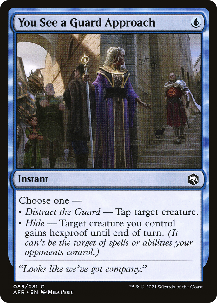 You See a Guard Approach (AFR-085) (Foil)