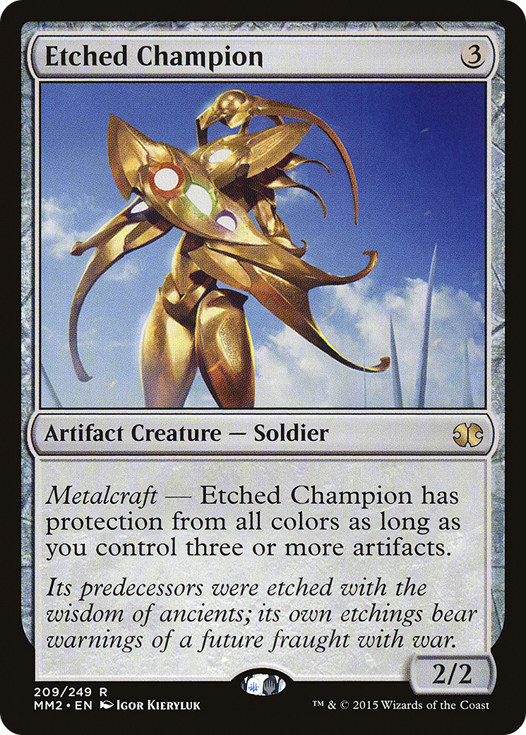 Etched Champion (MM2-209) (Foil)