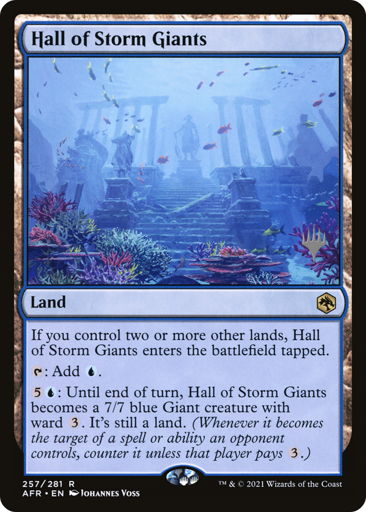 Hall of Storm Giants (PPAFR-257P) (Foil)