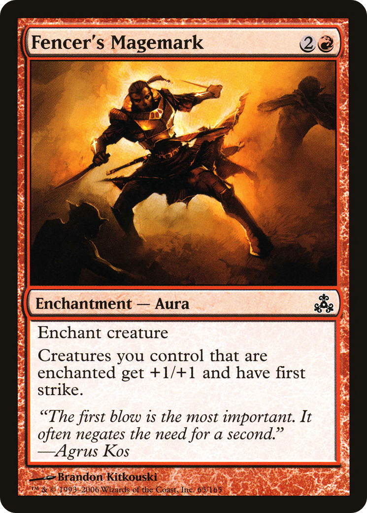 Fencer's Magemark (GPT-065) (Foil)