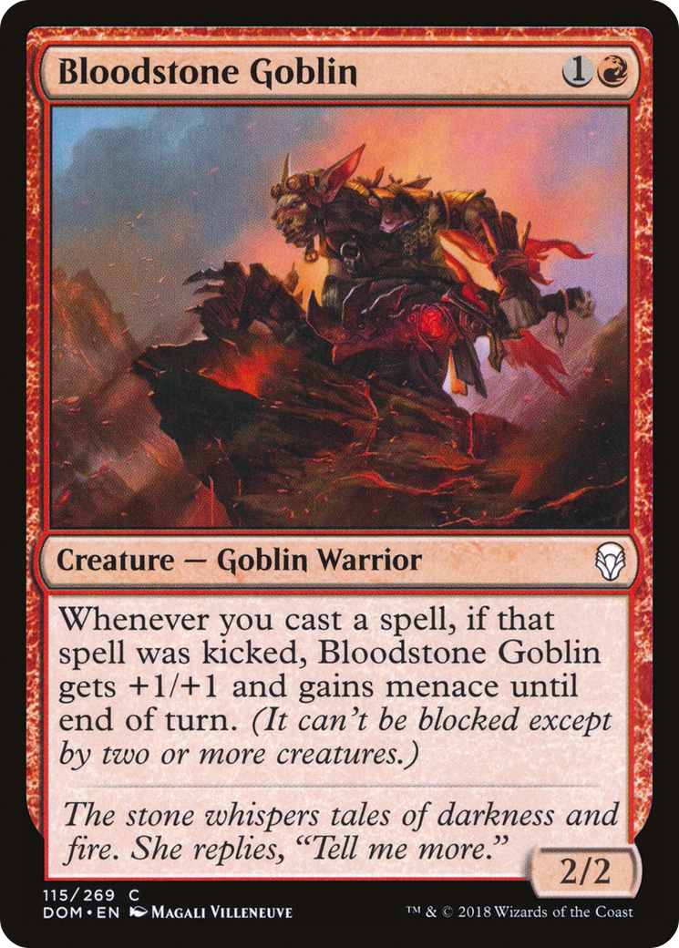 Bloodstone Goblin (DOM-115) (Foil)
