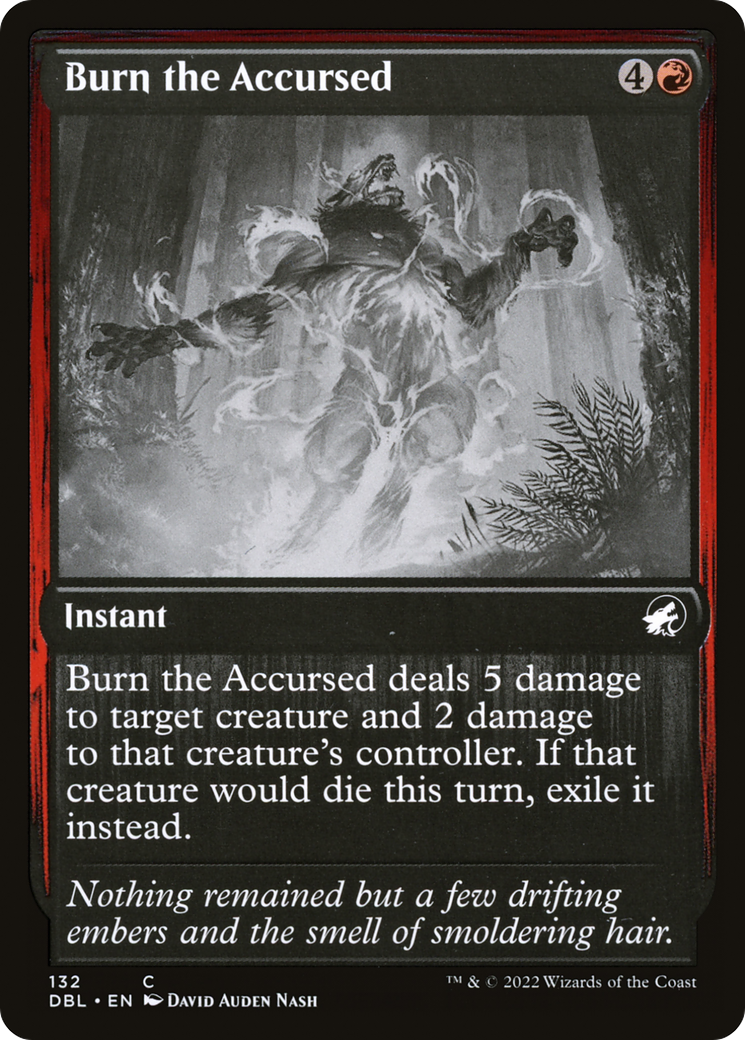 Burn the Accursed (DBL-132) (Foil)