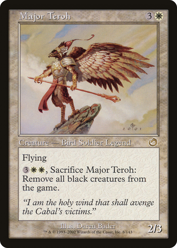 Major Teroh (TOR-008) (Foil)