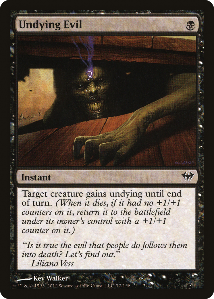 Undying Evil (DKA-077) (Foil)