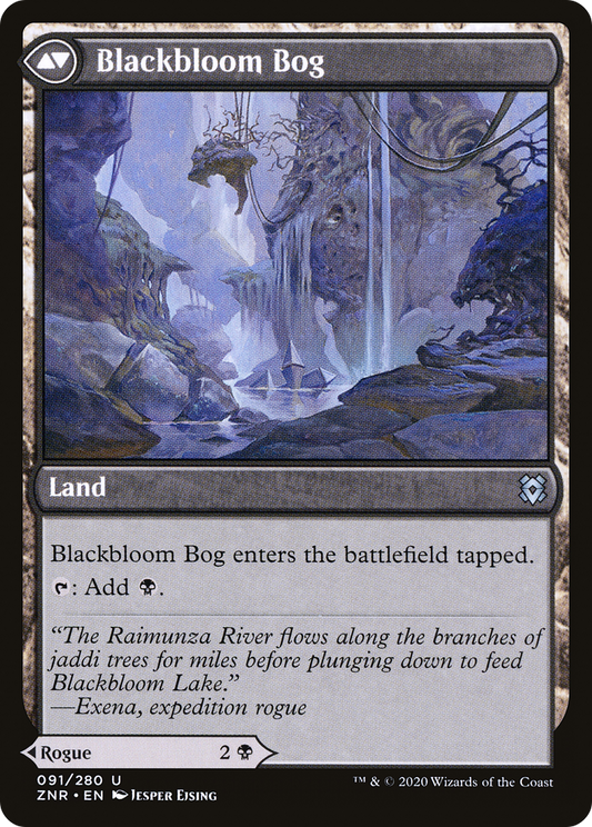 Blackbloom Rogue // Blackbloom Bog (ZNR-091) (Foil)