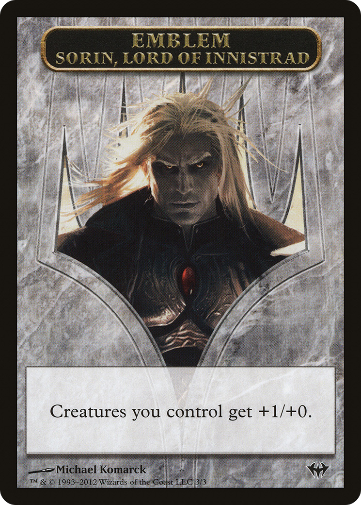 Sorin, Lord of Innistrad Emblem (DKA-003)