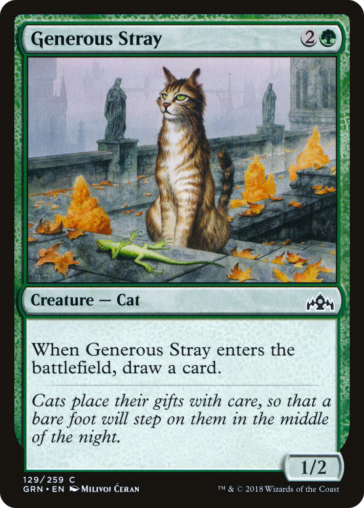 Generous Stray (GRN-129) (Foil)