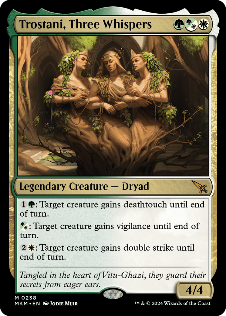 Trostani, Three Whispers (MKM-238) (Foil)