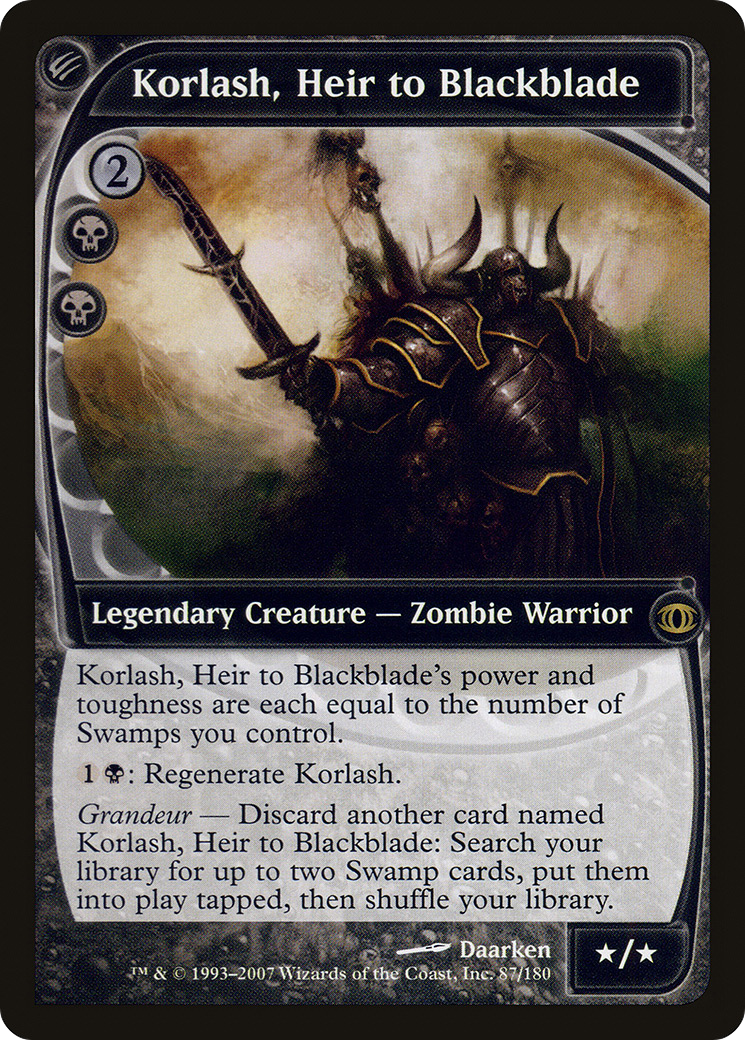 Korlash, Heir to Blackblade (FUT-087) (Foil)