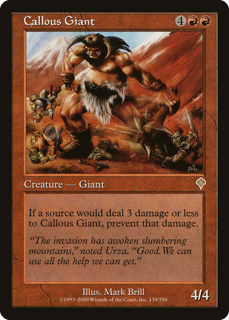 Callous Giant (INV-139) (Foil)