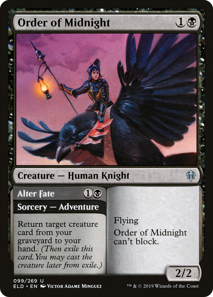 Order of Midnight // Alter Fate (ELD-099) (Foil)