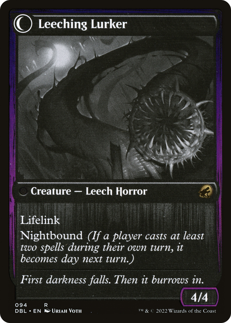 Curse of Leeches // Leeching Lurker (DBL-094) (Foil)