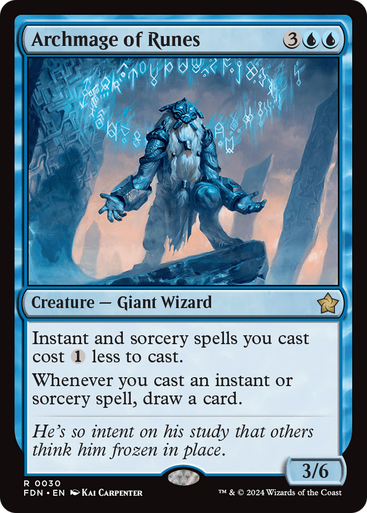 Archmage of Runes (FDN-030) (Foil)