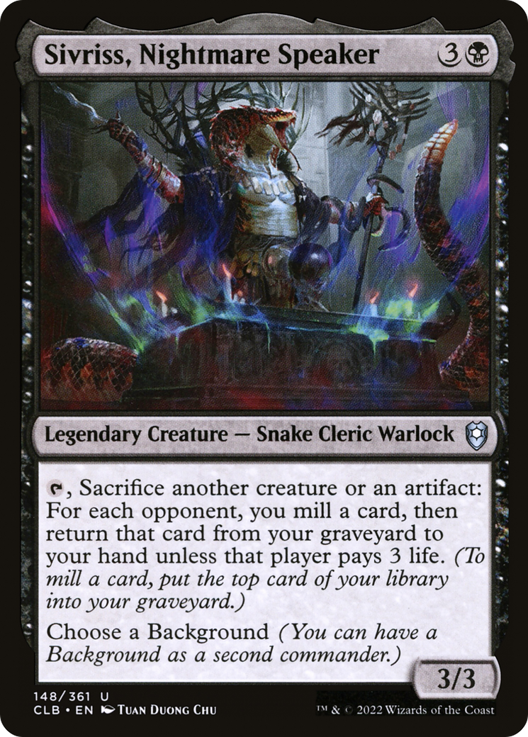 Sivriss, Nightmare Speaker (CLB-148)