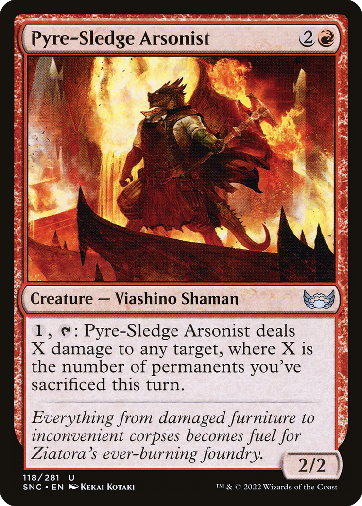 Pyre-Sledge Arsonist (SNC-118)