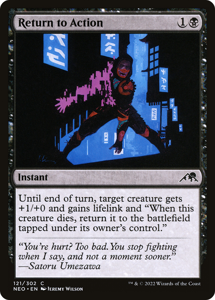 Return to Action (NEO-121)