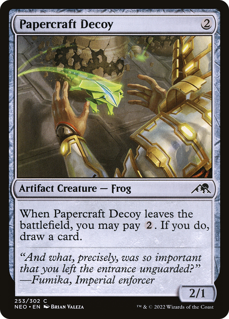 Papercraft Decoy (NEO-253) (Foil)