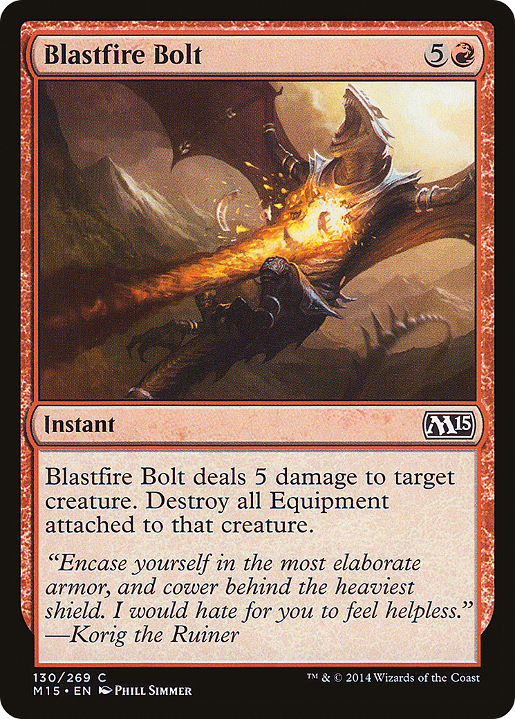 Blastfire Bolt (M15-130) (Foil)